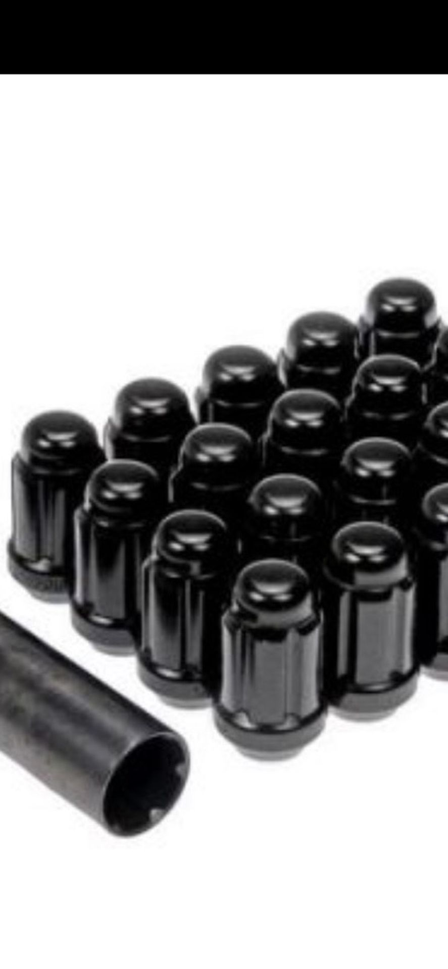 Wheel Black Lug Nuts Dorman 711-256 Rims