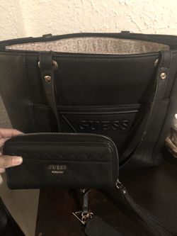 Guess purse and matching wallet both good condition