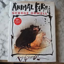Animal Farm 50th Anniversary Edition George Orwell Hardcover - Excellent Condition 