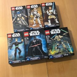 29 Lego Star Wars Buildable Figures 