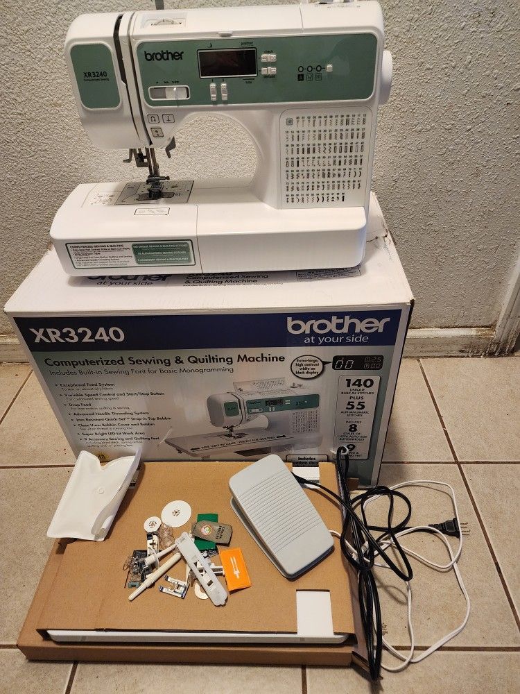Brother Xr3240 Computerized Sewing Machine Is Brand New