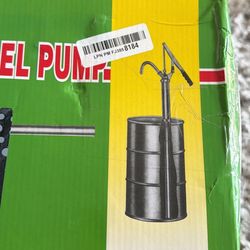 lever-action barrel pump.