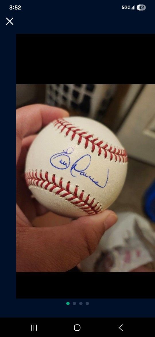 Eric Davis Autograph Baseball