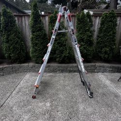 Little Giant  Xtreme Aluminum Multipurpose Ladder, 300 lb. Load Capacity