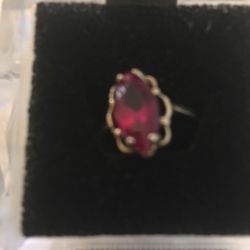 Ruby Ring in 14K Gold