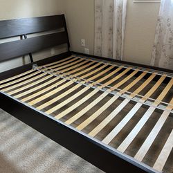 IKEA Trysil Queen Size Bed Frame With Bed Slats