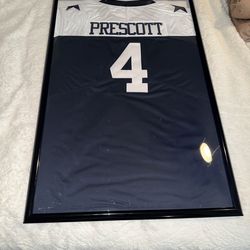 Dak Prescott Framed Jersey