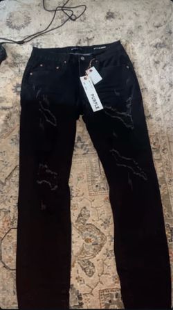 Purple jeans