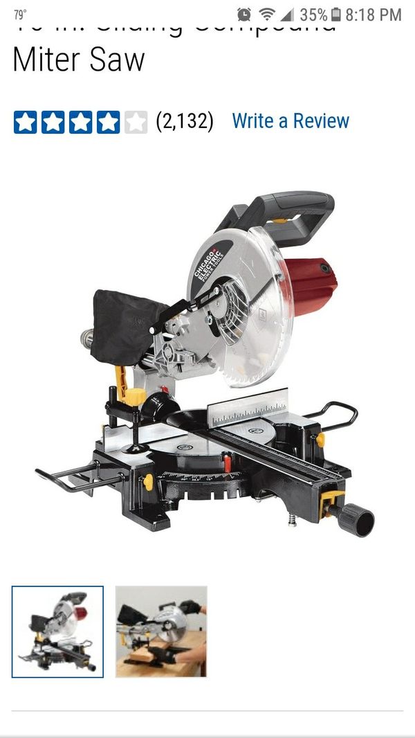 Harbor freight sliding miter saw for Sale in Gaffney, SC OfferUp