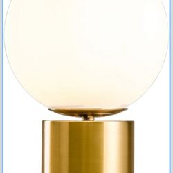 Gold Globe Lamp