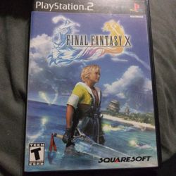 PlayStation 2 Game Final Fantasy X Used