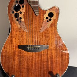 🎸 Ovation Electro-Acoustic Guitar – Mahogany – Great Condition 🎶