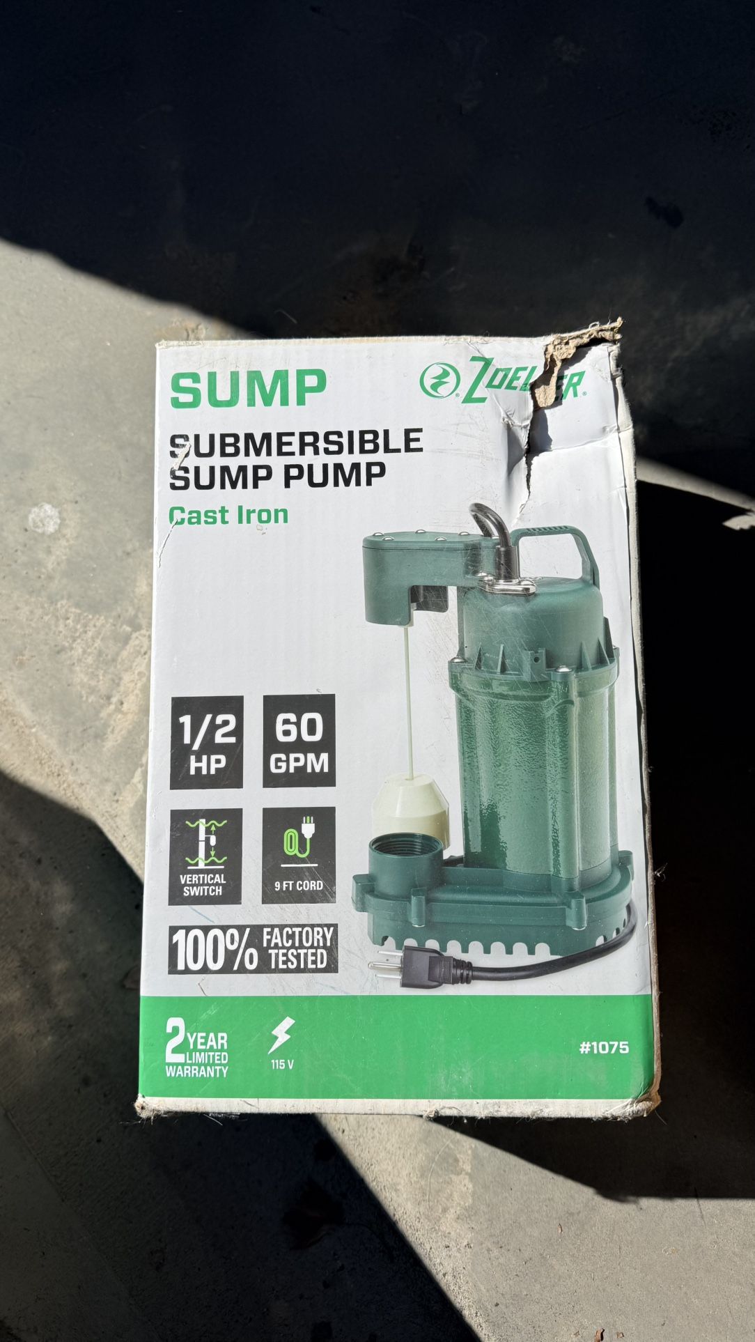 Submersible Sump Pump