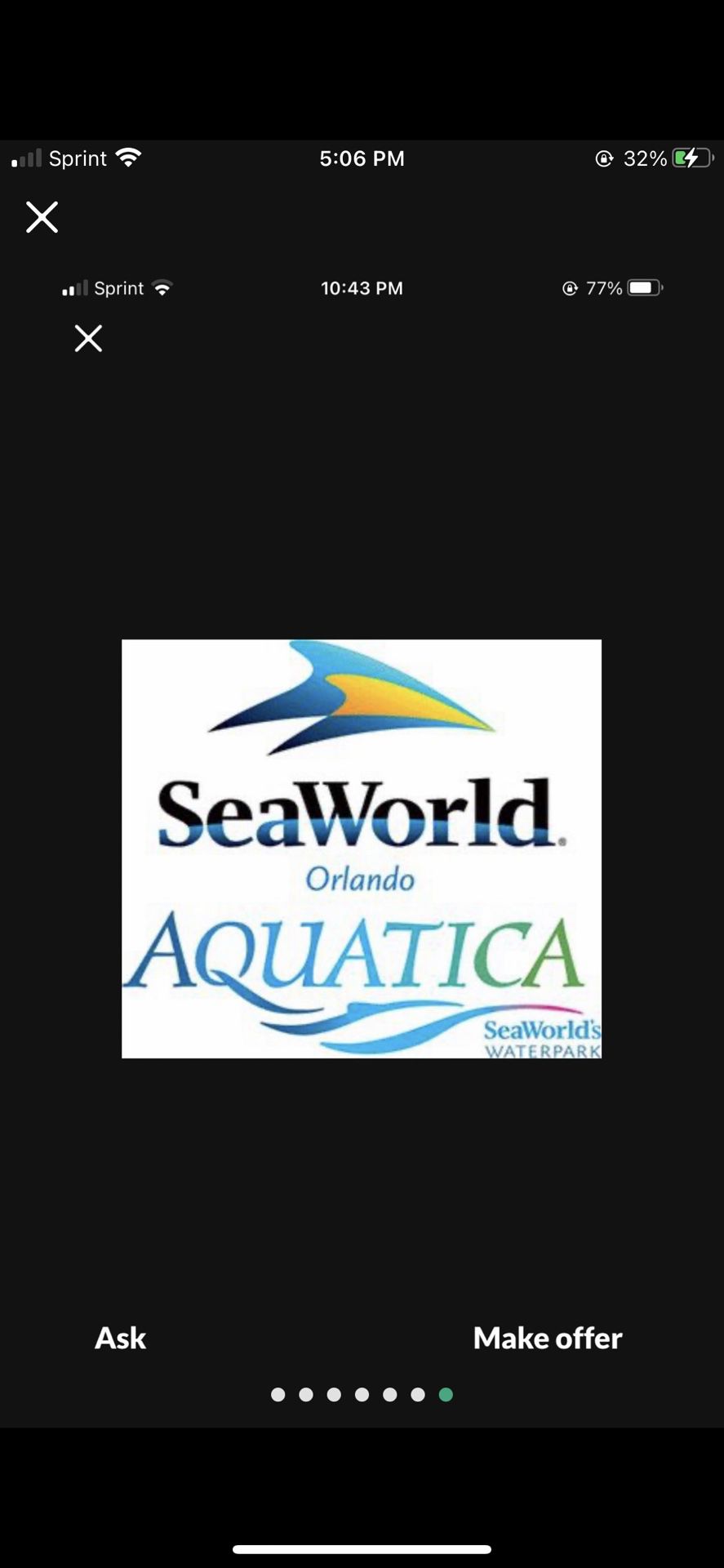 Seaworld or Aquatica 