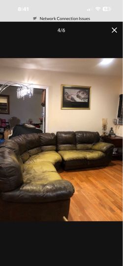 today l leather sofa be ready to bring a truck
