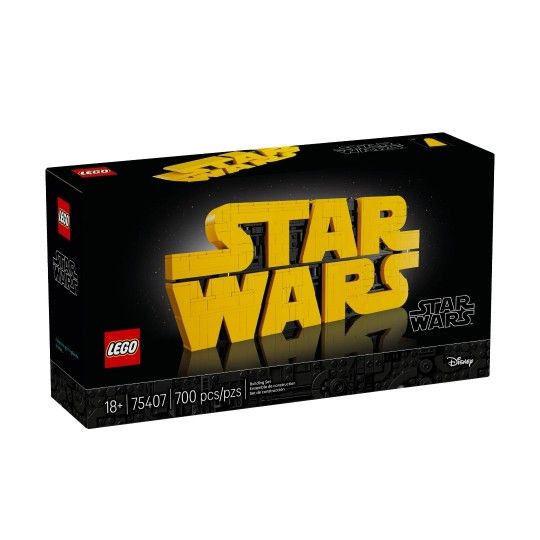 LEGO Star Wars Brick-Built Star Wars Logo (LEGO Model: 75407)