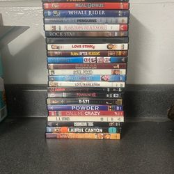 Lot of DVD’s Variety of Genres 22+