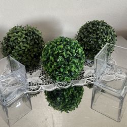 2 Vases 3 Flowers Home decor Office Decoration 