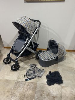 Uppababy Vista Stroller With Bassinet