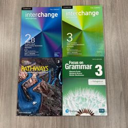 ESL Textbooks – Interchange, Pathways, Grammar