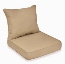 New set of 1 patio chair cushion 25x25
