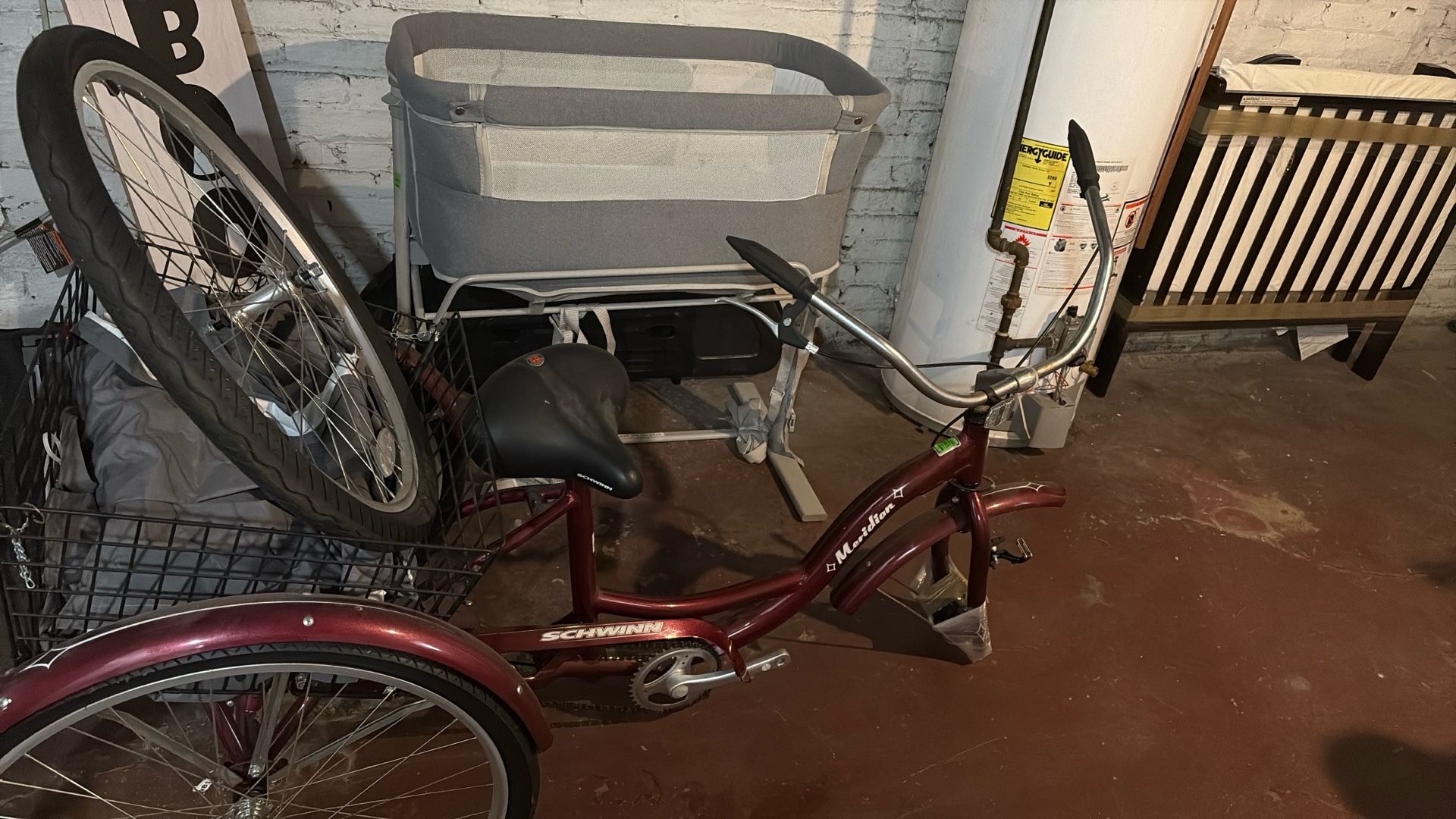 Adult tricycle With Back Basket. 