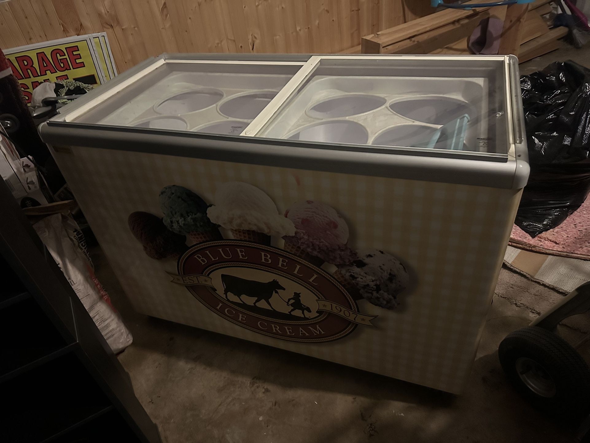 blue bell ice cream freezer for sale