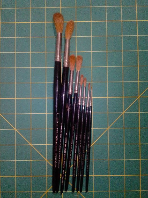 Vintage Winsor & Newton Brushes