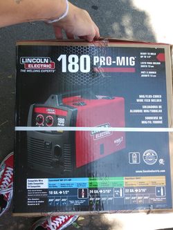 New lincoln welder mig 180