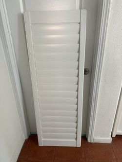 3 Plantation Shutters Each Shutter 20 “wide x56”long