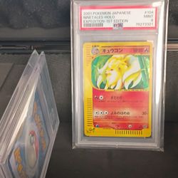 PSA 9 Ninetales Holo Japanese