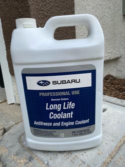 Genuine Subaru Long Life Coolant / Antifreeze – OEM – About 80% Full