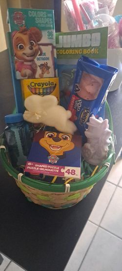 Paw patrol boy basket