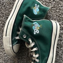 women’s size 7 custom GOLF converse 