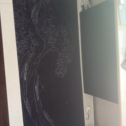 Black Wave Xxl Gaming Mouse Pad