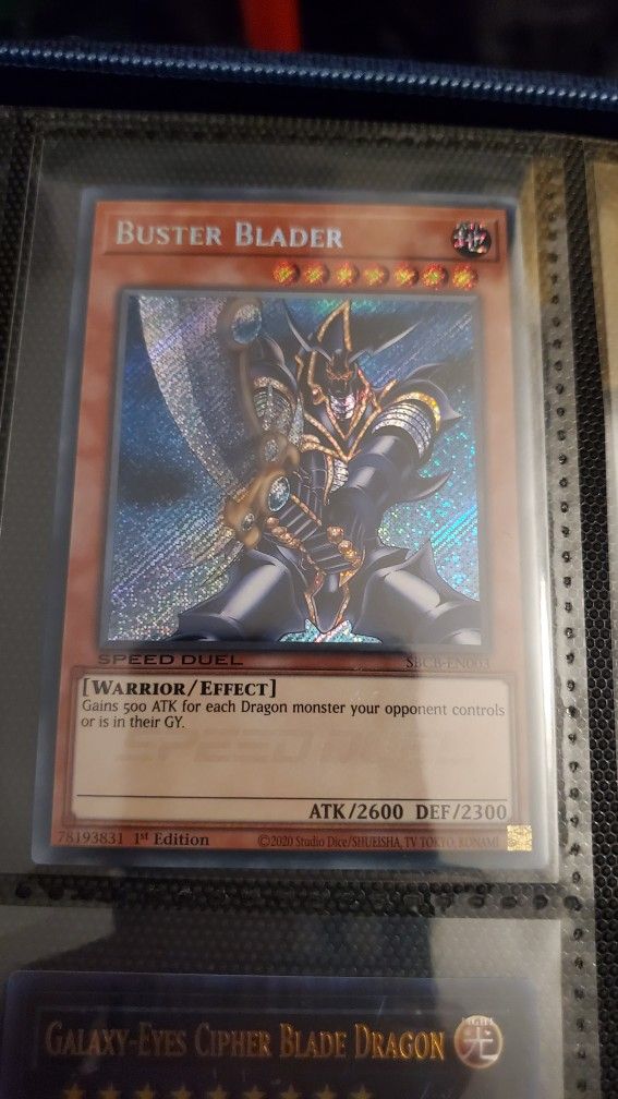 Yugioh Buster Blader Speed Duel Secret Rare