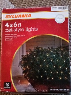 Sylvania 4x6 Ft Christmas Web Lights