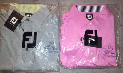 Brand New FootJoy ProDry Golf Polo Shirts – "The First Tee Coachella Valley" (Lot of 2) Sz Medium