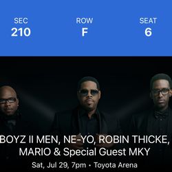 Boyz II Men , NE-YO, Robin Thick, Mario