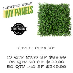 Ivy Artificial Grass Wall Decor Flowers 