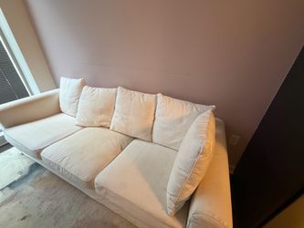 White IKEA couch