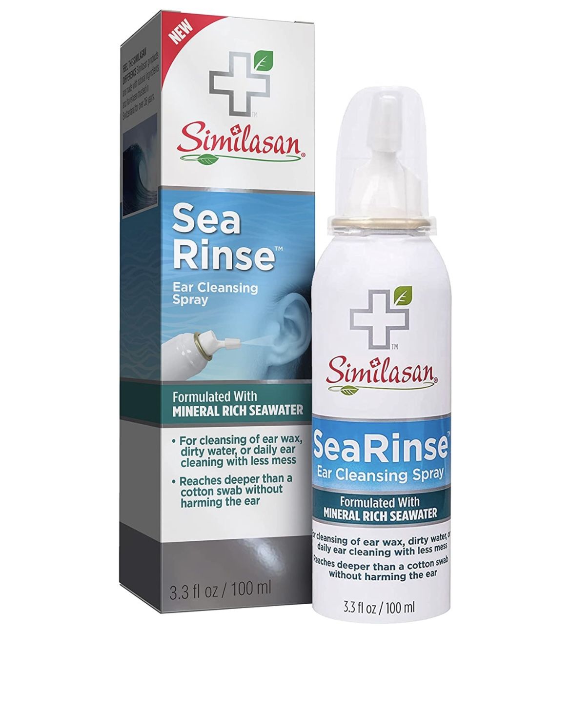 Similasan Searinse Ear Spray for Ear Cleaning and Ear Wax, 3.3 Fl Oz
