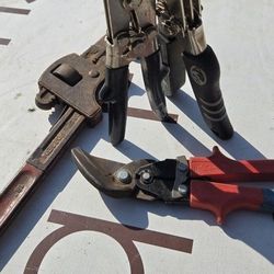 Crimpers and Plumber Wrench 