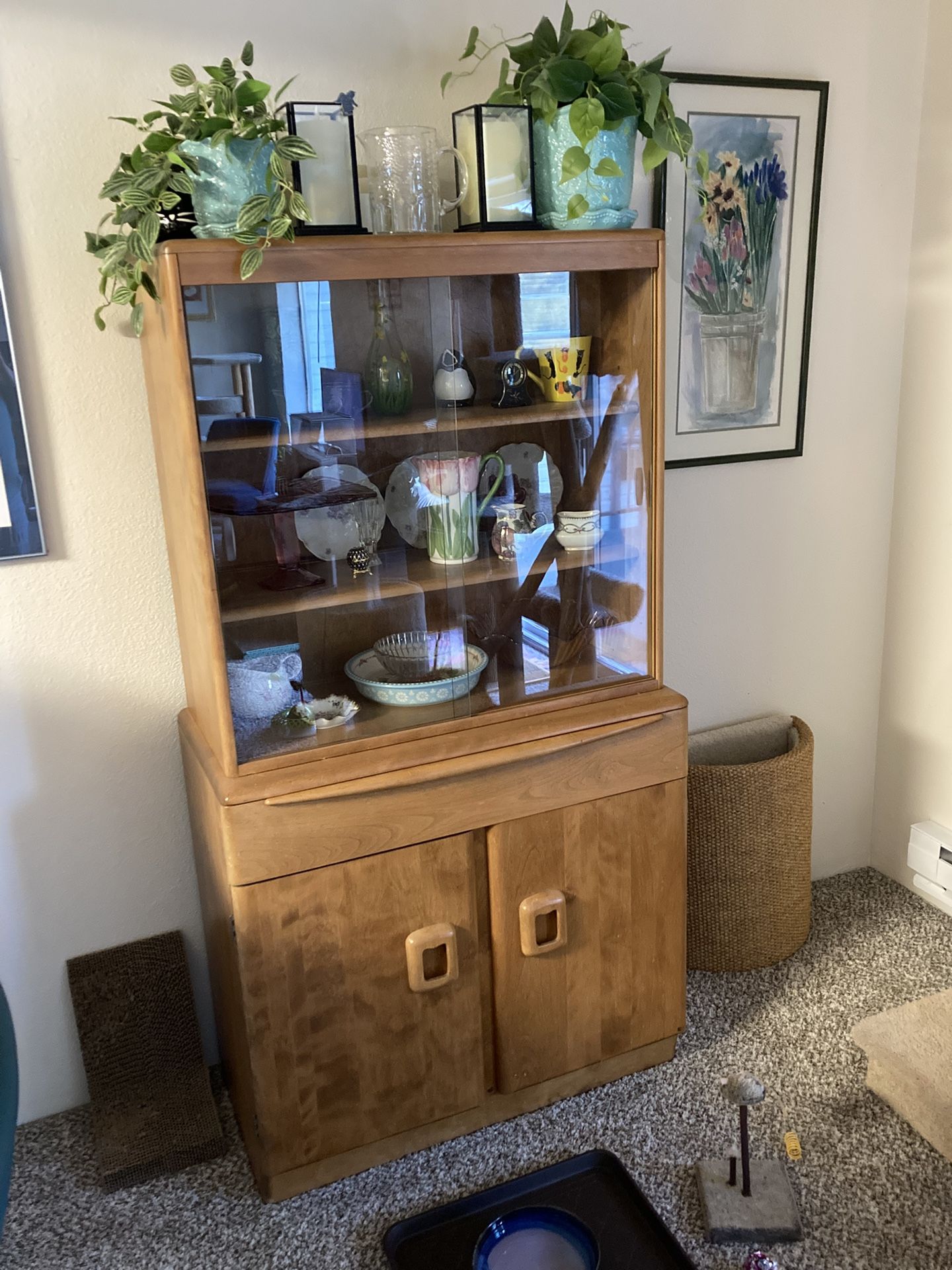 Mid Century Modern China Cabinet