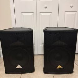 Pair of Behringer Eurolive E1220 12" PA Speakers / Floor Monitors
