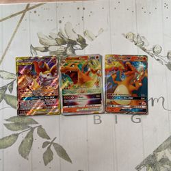 3 Charizard Pokémon Cards
