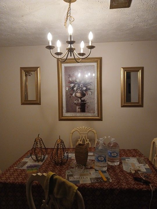Picture And Mirror Set