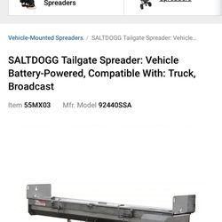 Snow Dogg Plow And Salt Spreader.  