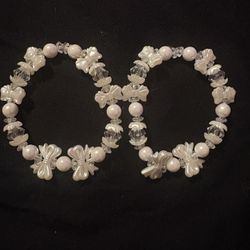 White Plastic Bracelets