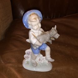 Lego Vintage, porcelain boy figurine